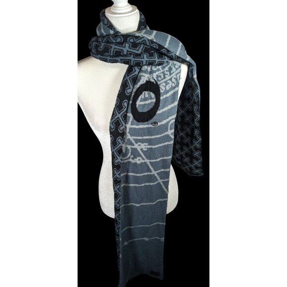 Blizzard Diablo Gothic Black And Grey Officially Licensed Reversible Scarf - Picture 9 of 16